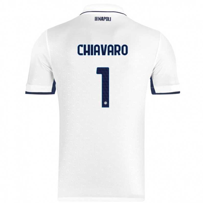 Danxen Kid Kelly Chiavaro #1 White Royal Blue Away Jersey 2024/25 T-Shirt