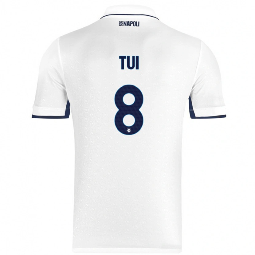 Danxen Kid Sara Tui #8 White Royal Blue Away Jersey 2024/25 T-Shirt