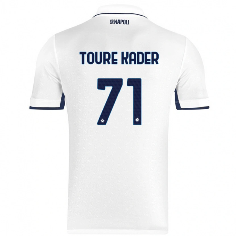 Danxen Kid Aziz Toure Kader #71 White Royal Blue Away Jersey 2024/25 T-Shirt