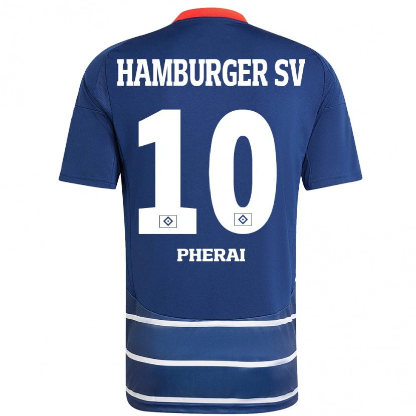 Danxen Kid Immanuel Pherai #10 Dark Blue Away Jersey 2024/25 T-Shirt