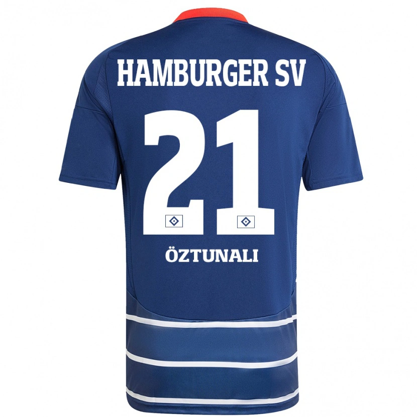 Danxen Kid Levin Öztunali #21 Dark Blue Away Jersey 2024/25 T-Shirt