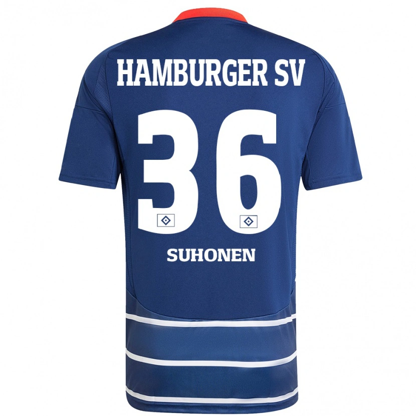 Danxen Kid Anssi Suhonen #36 Dark Blue Away Jersey 2024/25 T-Shirt