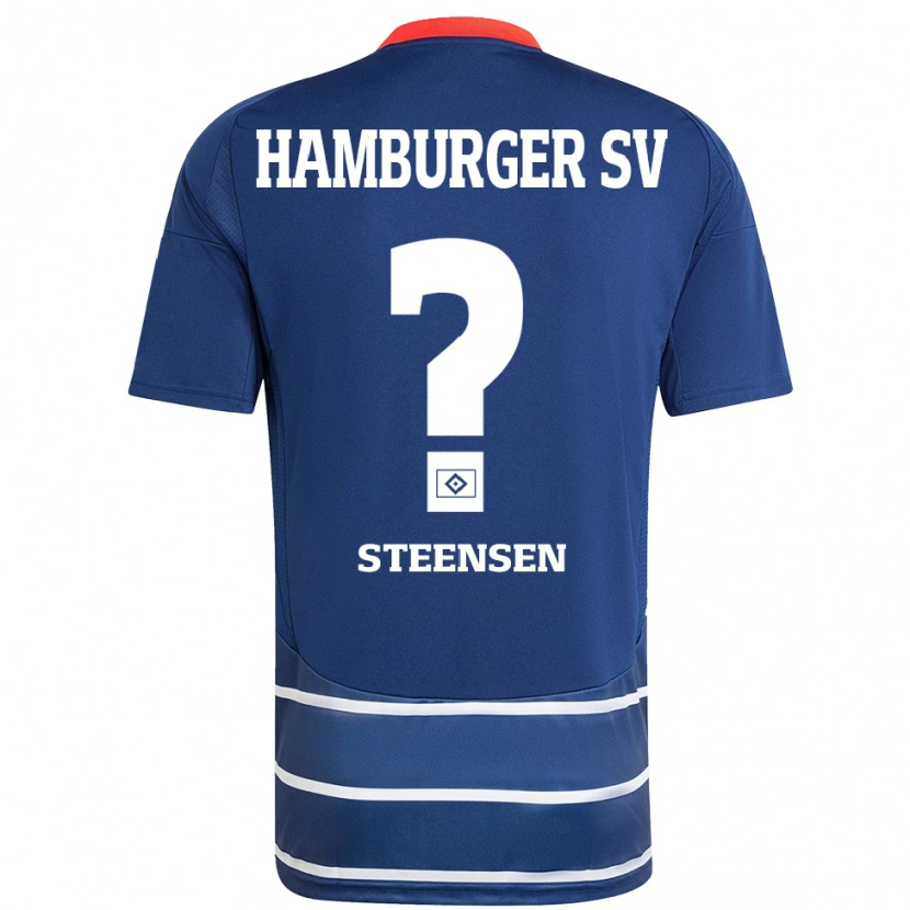 Danxen Kid Mika Steensen #0 Dark Blue Away Jersey 2024/25 T-Shirt