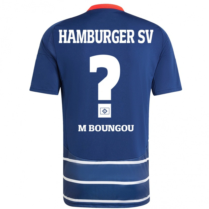 Danxen Kid Edmond Loubongo-M'boungou #0 Dark Blue Away Jersey 2024/25 T-Shirt