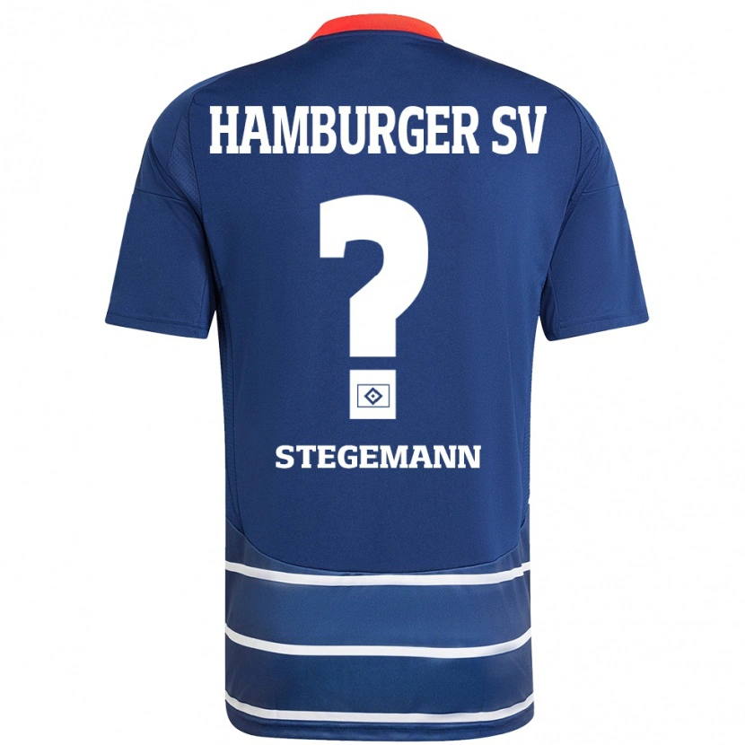 Danxen Kid Jean-Pierre Stegemann #0 Dark Blue Away Jersey 2024/25 T-Shirt