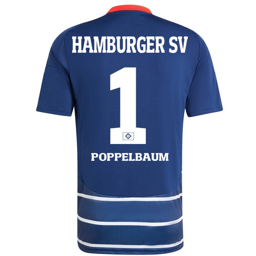 Danxen Kid Colin Poppelbaum #1 Dark Blue Away Jersey 2024/25 T-Shirt