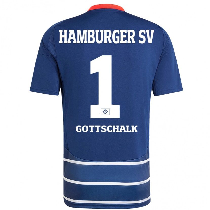 Danxen Kid Juri Gottschalk #1 Dark Blue Away Jersey 2024/25 T-Shirt