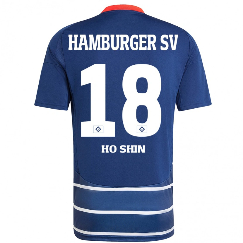 Danxen Kid Jae Ho Shin #18 Dark Blue Away Jersey 2024/25 T-Shirt