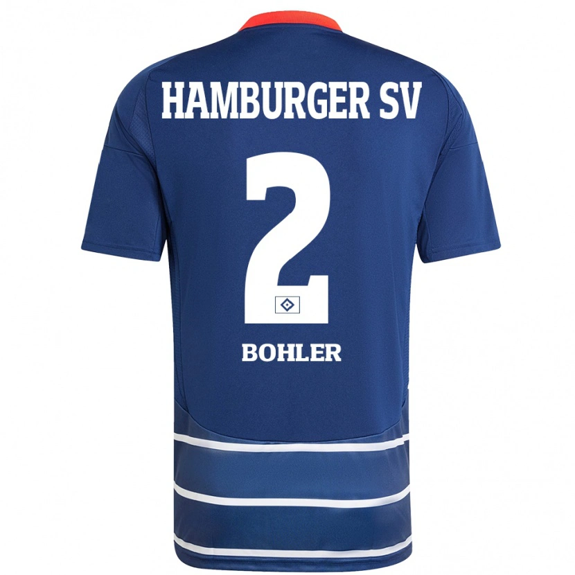 Danxen Kid Annaleen Böhler #2 Dark Blue Away Jersey 2024/25 T-Shirt