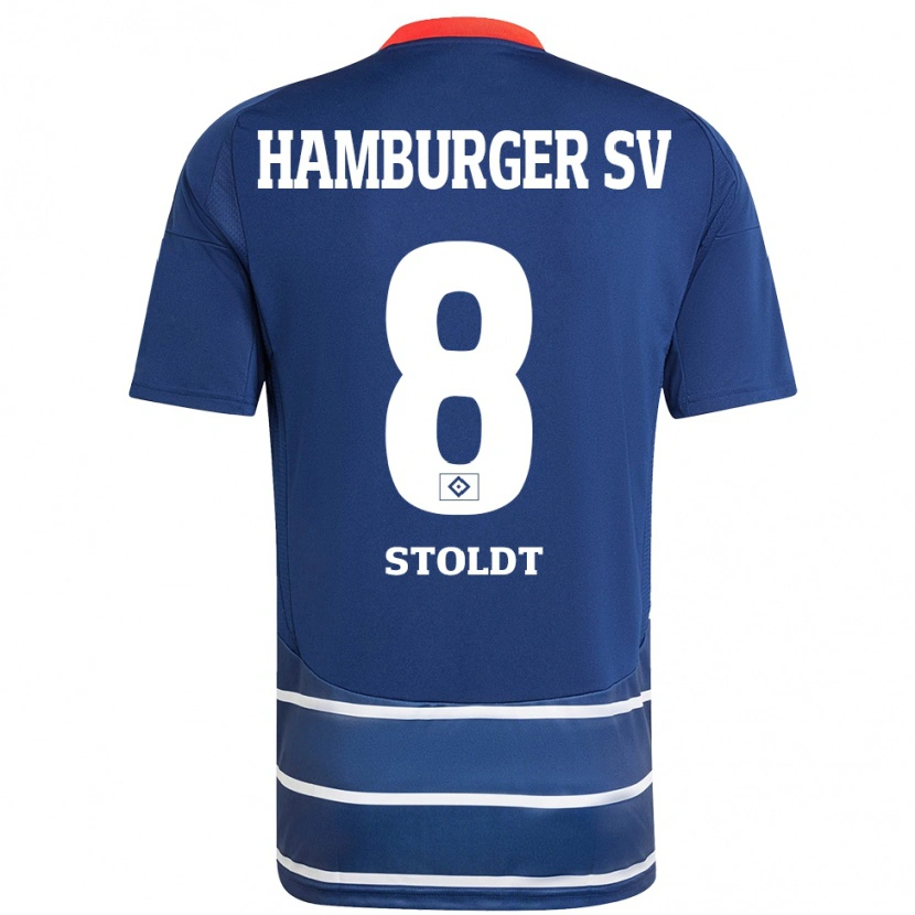 Danxen Kid Svea Stoldt #8 Dark Blue Away Jersey 2024/25 T-Shirt