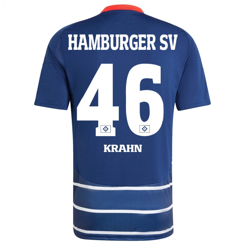 Danxen Kid Elijah Krahn #46 Dark Blue Away Jersey 2024/25 T-Shirt