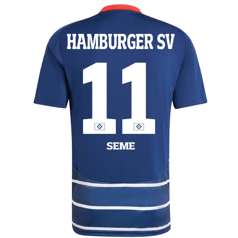 Danxen Kid Anna-Katharina Seme #11 Dark Blue Away Jersey 2024/25 T-Shirt