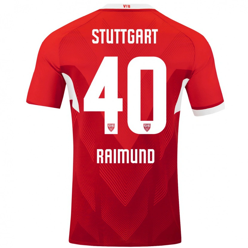 Danxen Kid Luca Raimund #40 Red White Away Jersey 2024/25 T-Shirt