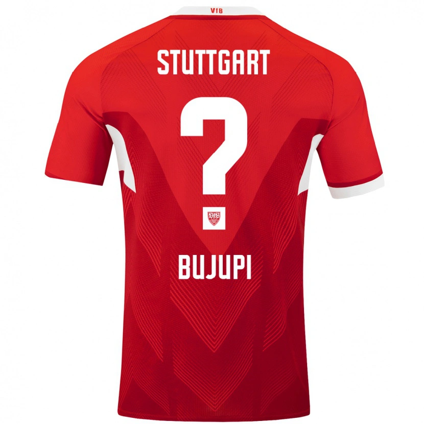 Danxen Kid Eliot Bujupi #0 Red White Away Jersey 2024/25 T-Shirt