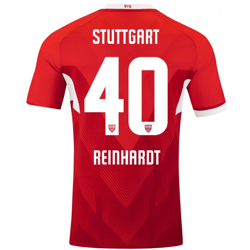 Danxen Kid Peter Reinhardt #40 Red White Away Jersey 2024/25 T-Shirt