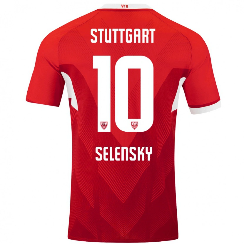 Danxen Kid Anja Selensky #10 Red White Away Jersey 2024/25 T-Shirt