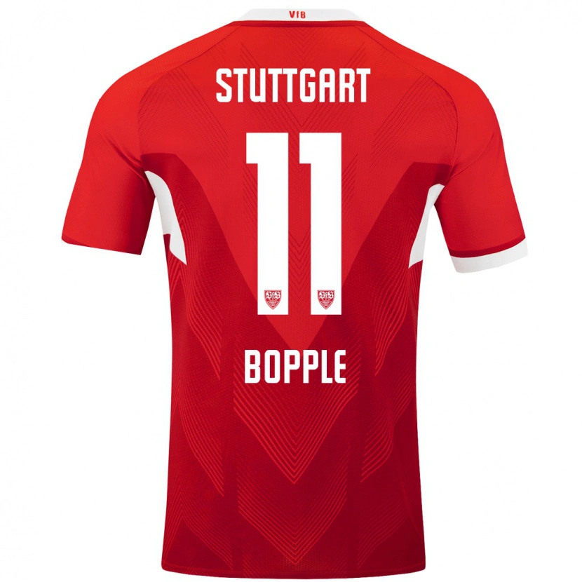 Danxen Kid Teresa Böpple #11 Red White Away Jersey 2024/25 T-Shirt