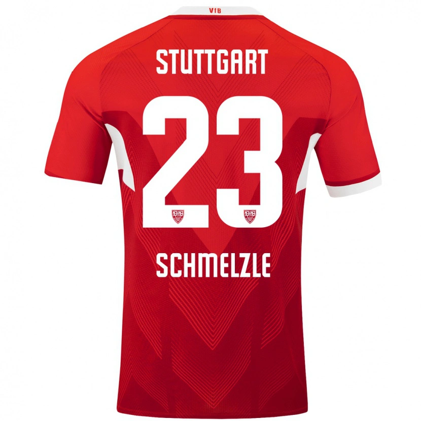 Danxen Kid Marlen Schmelzle #23 Red White Away Jersey 2024/25 T-Shirt