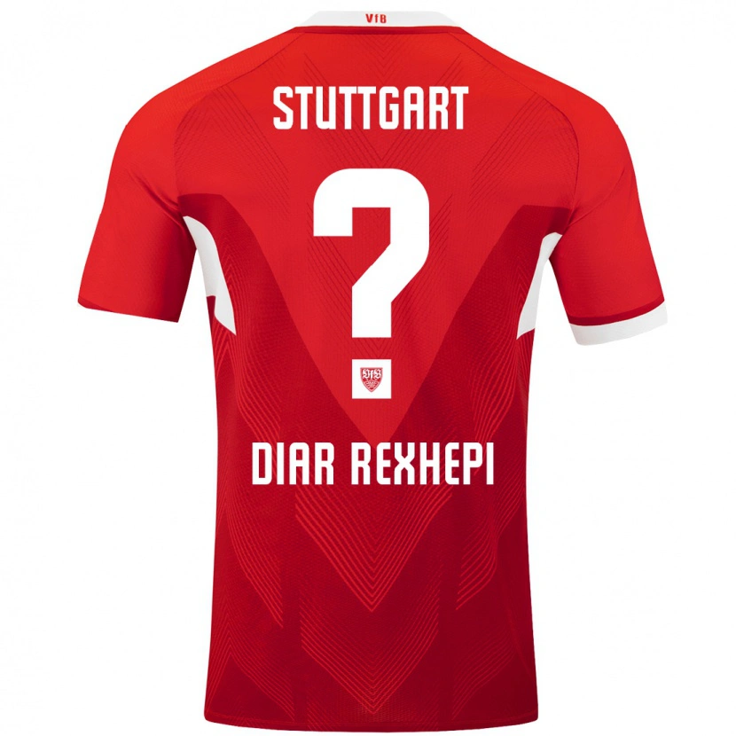 Danxen Kid Diar Rexhepi #0 Red White Away Jersey 2024/25 T-Shirt