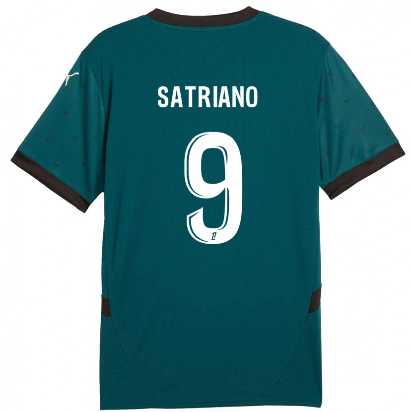 Danxen Kid Martín Satriano #9 Dark Green Away Jersey 2024/25 T-Shirt