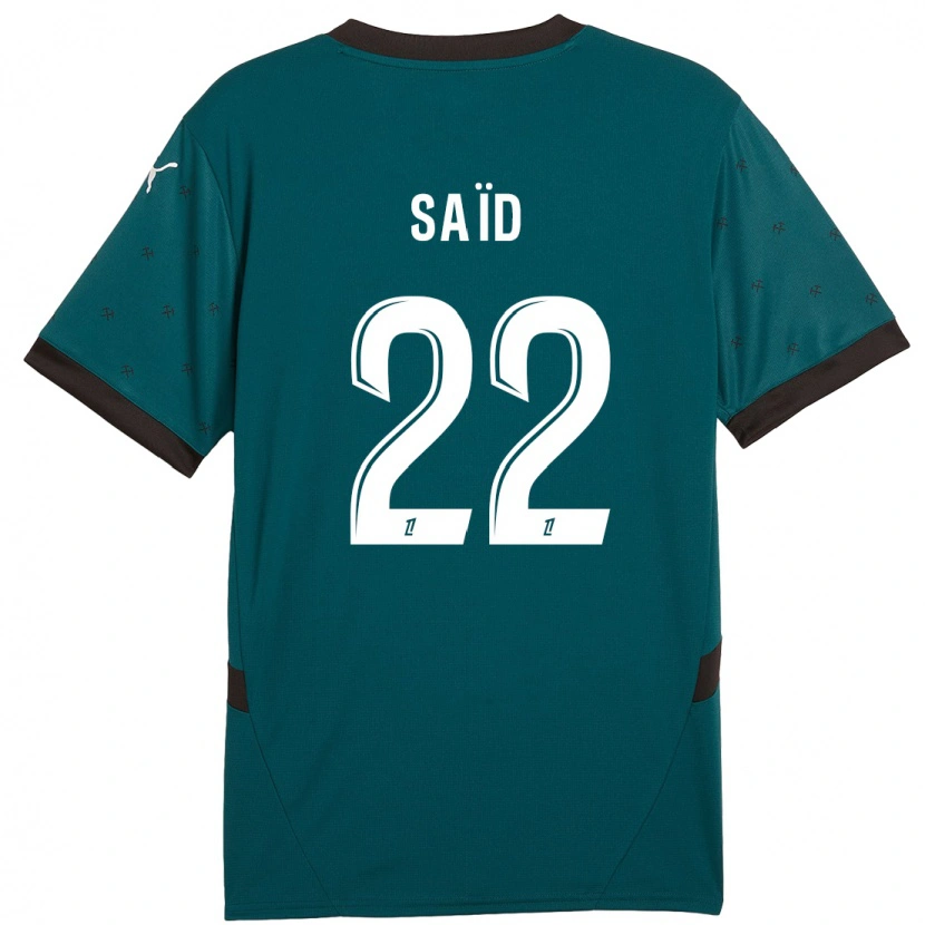 Danxen Kid Wesley Saïd #22 Dark Green Away Jersey 2024/25 T-Shirt