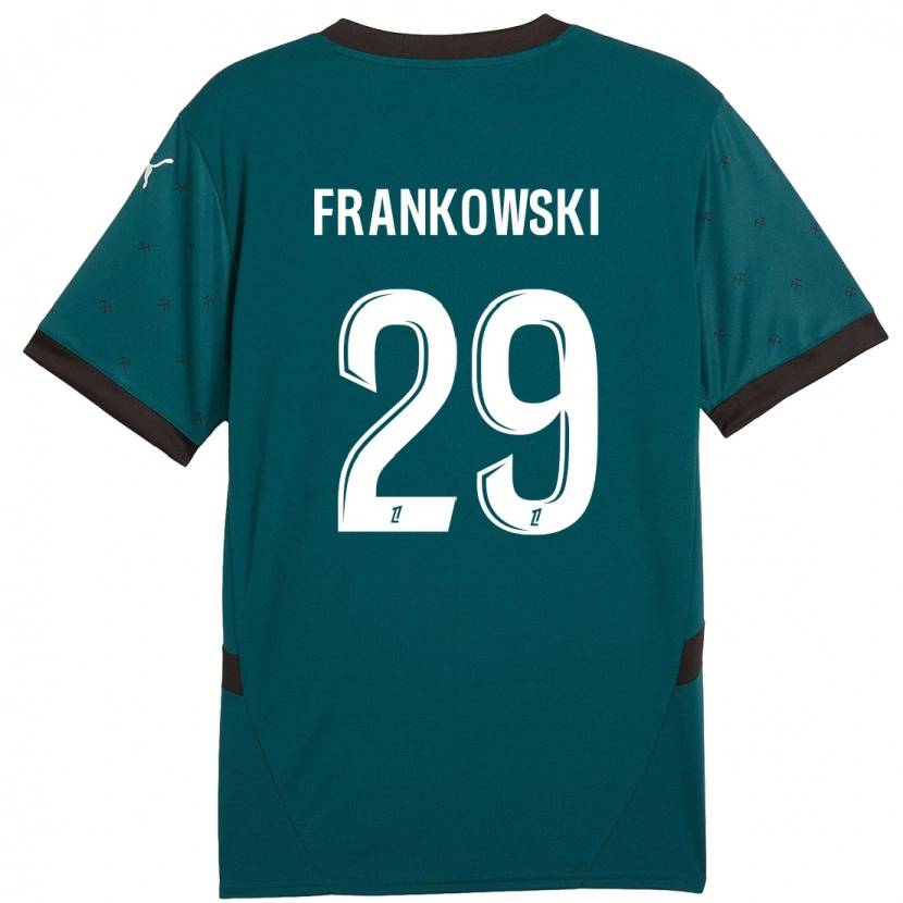 Danxen Kid Przemyslaw Frankowski #29 Dark Green Away Jersey 2024/25 T-Shirt