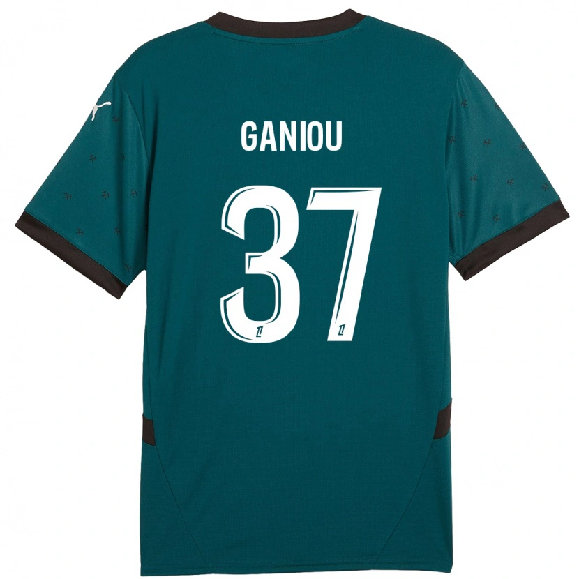 Danxen Kid Ismaëlo Ganiou #37 Dark Green Away Jersey 2024/25 T-Shirt