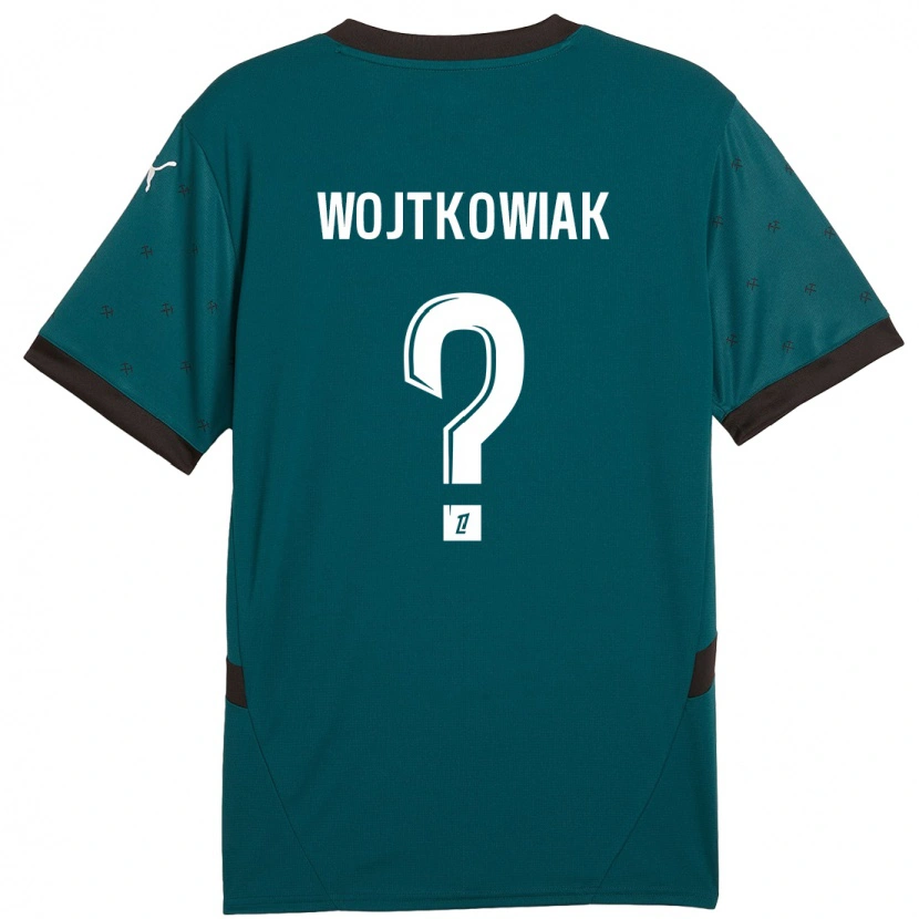 Danxen Kid Valentin Wojtkowiak #0 Dark Green Away Jersey 2024/25 T-Shirt