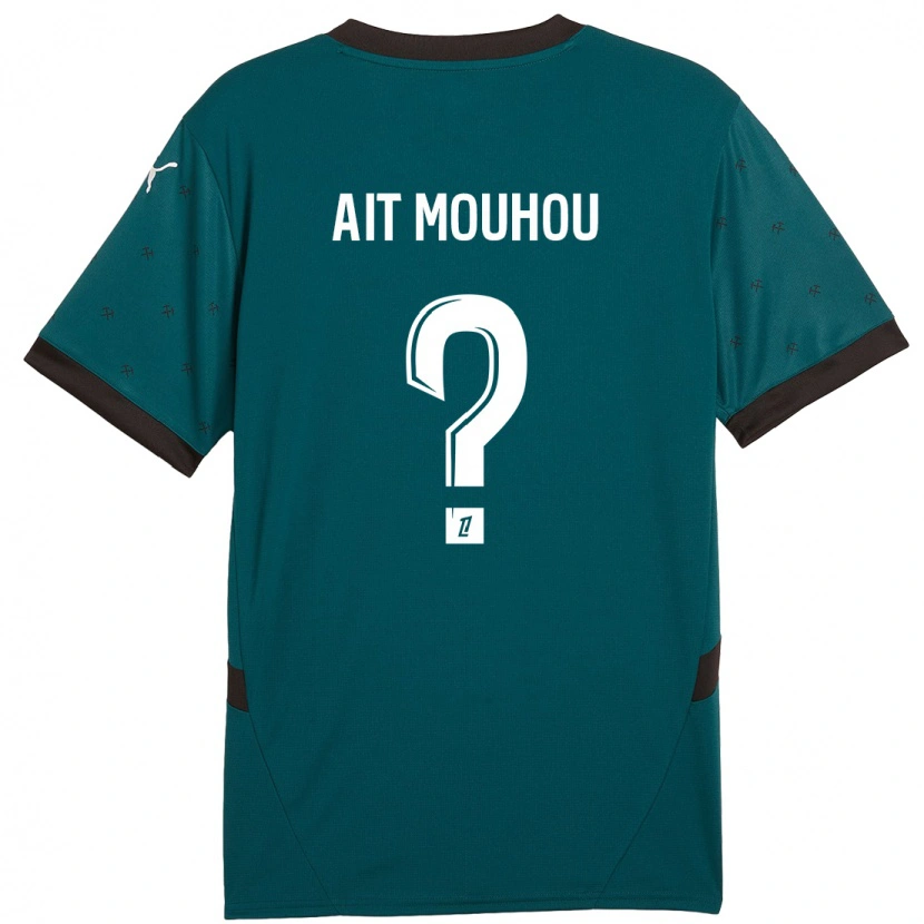 Danxen Kid Nassim Ait Mouhou #0 Dark Green Away Jersey 2024/25 T-Shirt