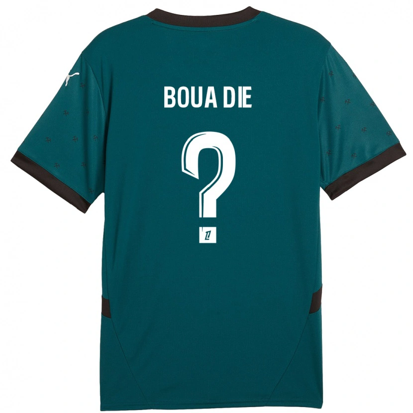 Danxen Kid Hervé Boua Dié #0 Dark Green Away Jersey 2024/25 T-Shirt