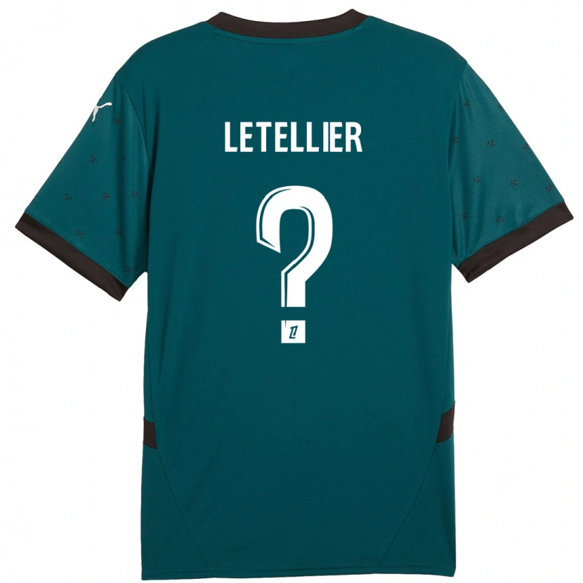 Danxen Kid Trévor Letellier #0 Dark Green Away Jersey 2024/25 T-Shirt