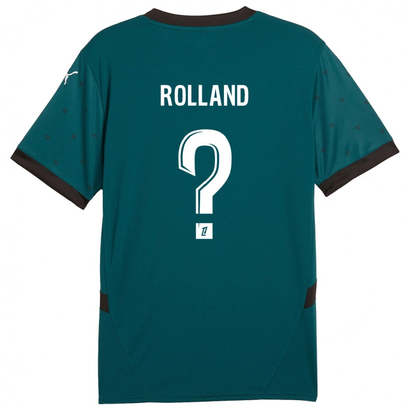 Danxen Kid Paul Rolland #0 Dark Green Away Jersey 2024/25 T-Shirt