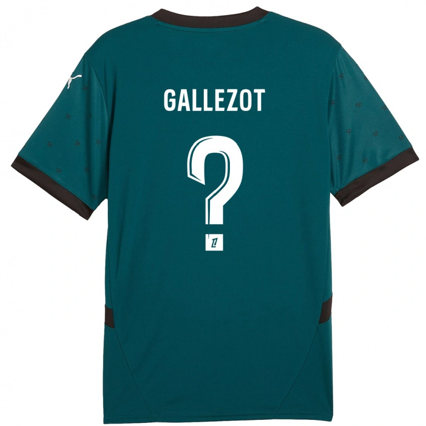 Danxen Kid Tim Gallezot #0 Dark Green Away Jersey 2024/25 T-Shirt