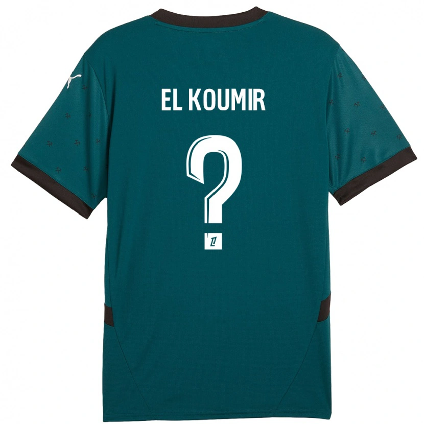 Danxen Kid Kaïna El Koumir #0 Dark Green Away Jersey 2024/25 T-Shirt