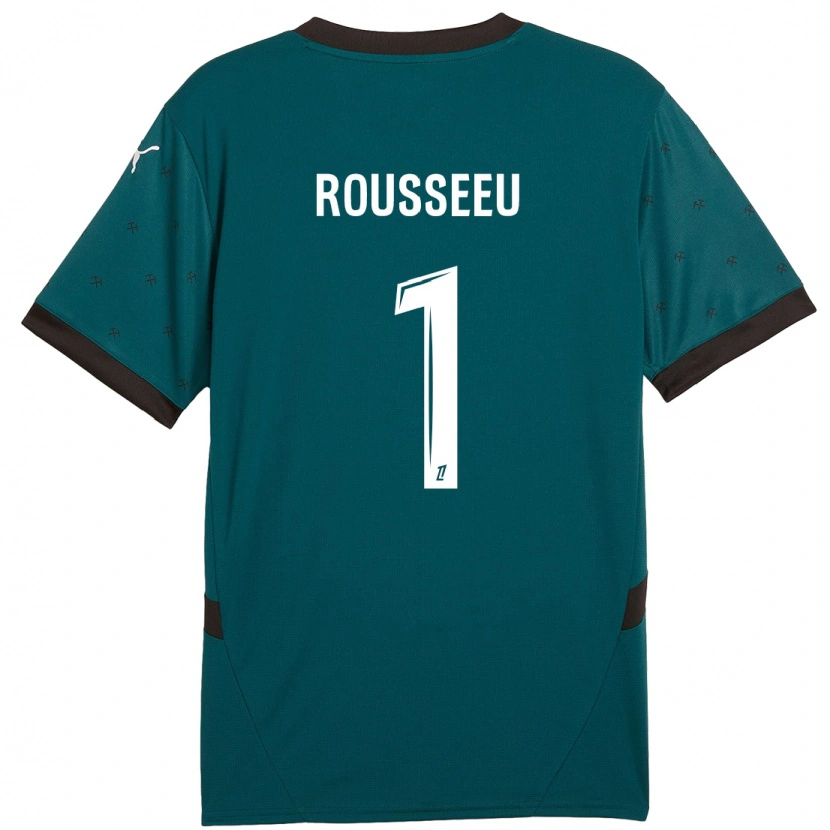 Danxen Kid Justine Rousseeu #1 Dark Green Away Jersey 2024/25 T-Shirt