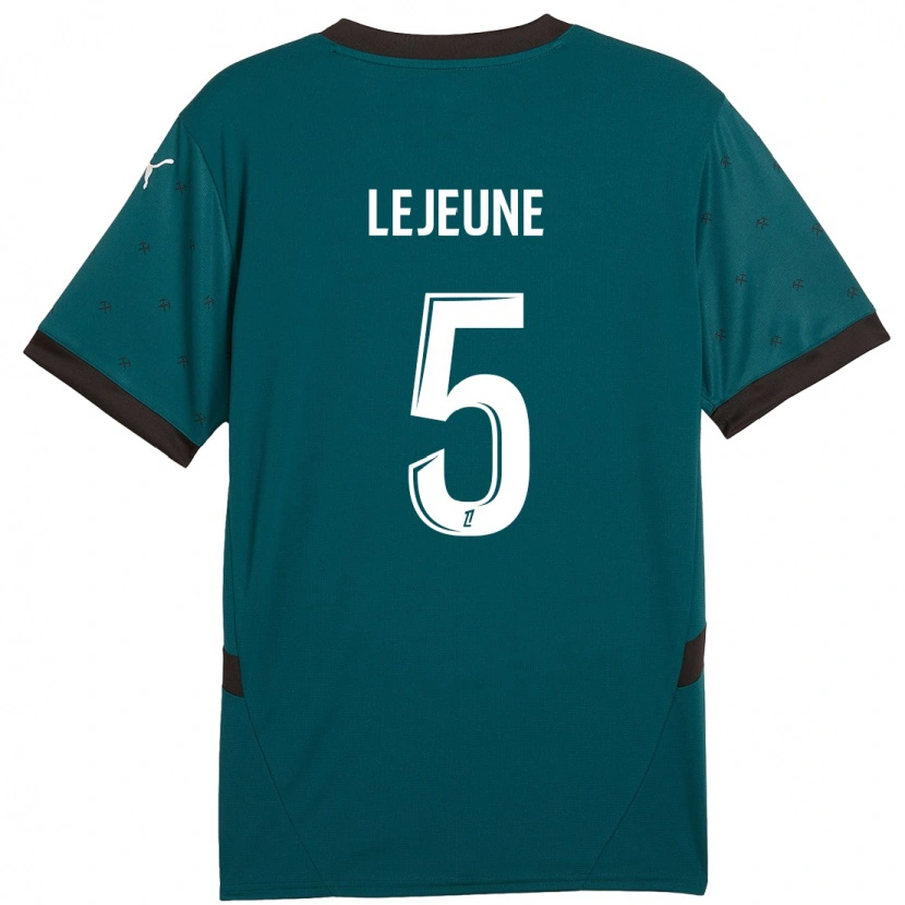 Danxen Kid Romane Lejeune #5 Dark Green Away Jersey 2024/25 T-Shirt