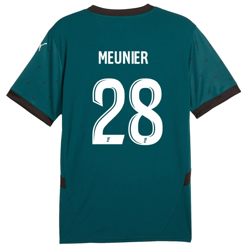 Danxen Kid Jennifer Meunier #28 Dark Green Away Jersey 2024/25 T-Shirt