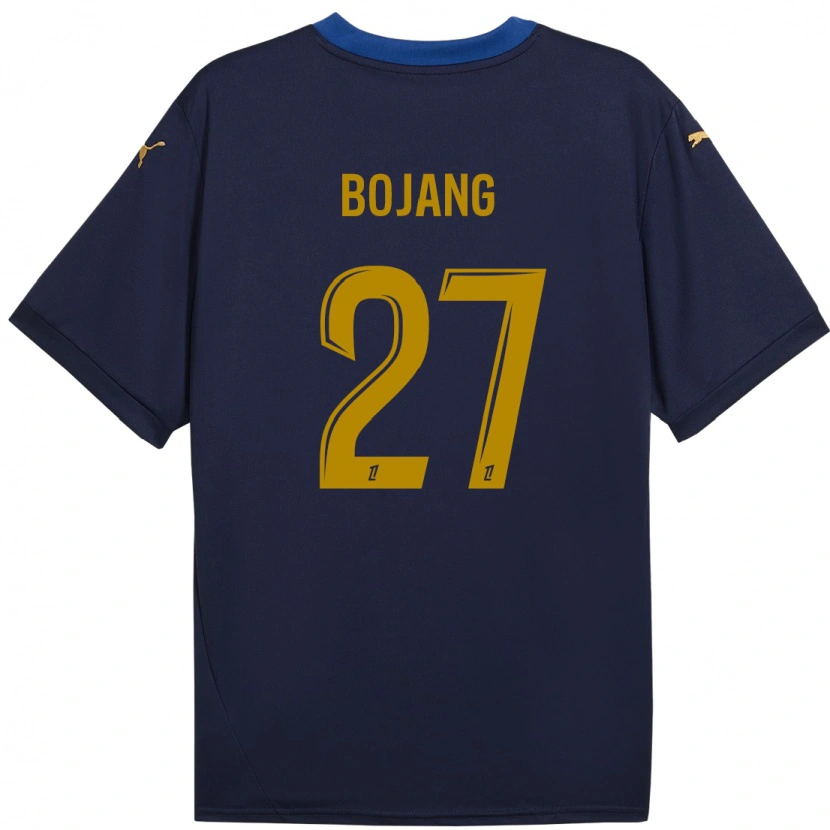 Danxen Kid Adama Bojang #27 Navy Gold Away Jersey 2024/25 T-Shirt