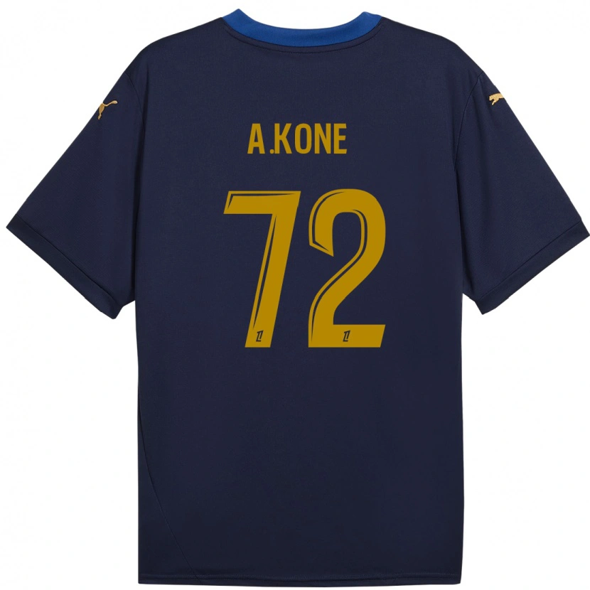 Danxen Kid Amadou Koné #72 Navy Gold Away Jersey 2024/25 T-Shirt