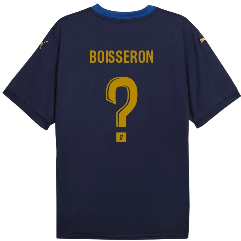 Danxen Kid Jawad Boisseron #0 Navy Gold Away Jersey 2024/25 T-Shirt