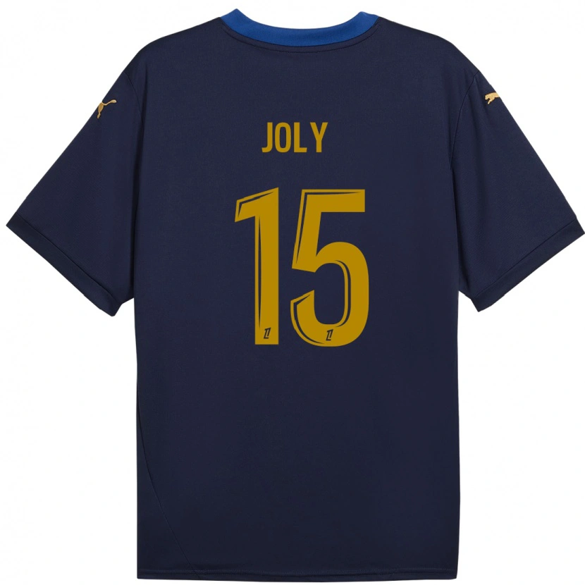 Danxen Kid Lou-Ann Joly #15 Navy Gold Away Jersey 2024/25 T-Shirt