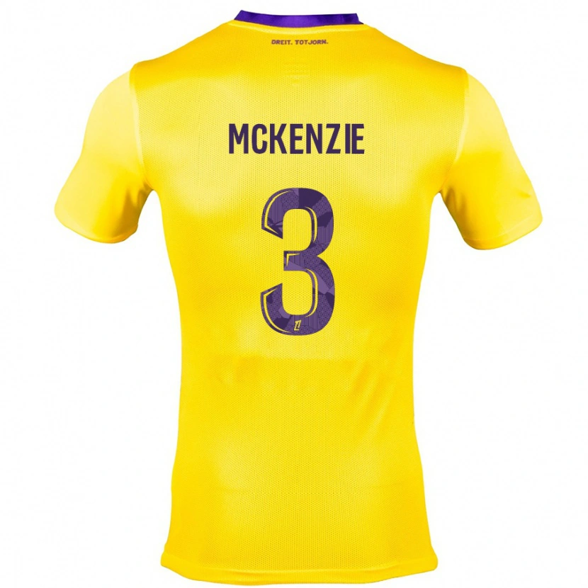 Danxen Kid Mark Mckenzie #3 Yellow Purple Away Jersey 2024/25 T-Shirt