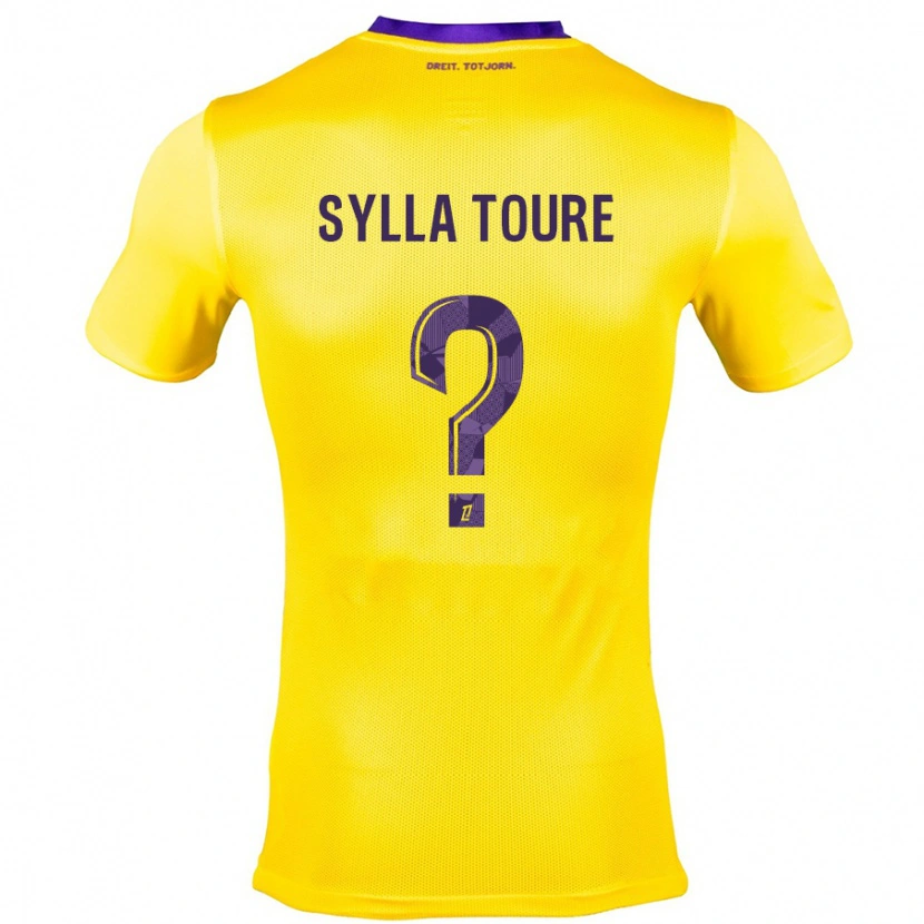 Danxen Kid Ismael Sylla Touré #0 Yellow Purple Away Jersey 2024/25 T-Shirt