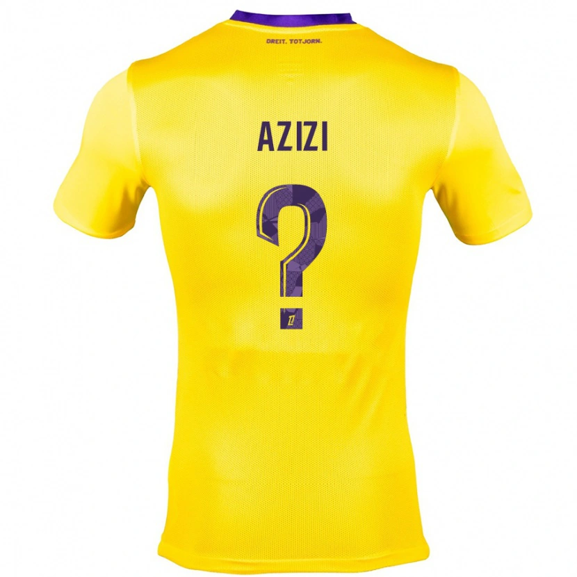 Danxen Kid Ilyas Azizi #0 Yellow Purple Away Jersey 2024/25 T-Shirt