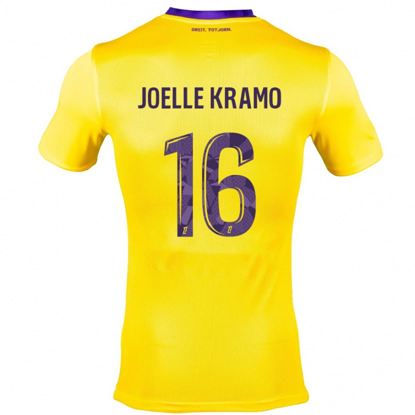 Danxen Kid Marie Joelle Kramo #16 Yellow Purple Away Jersey 2024/25 T-Shirt