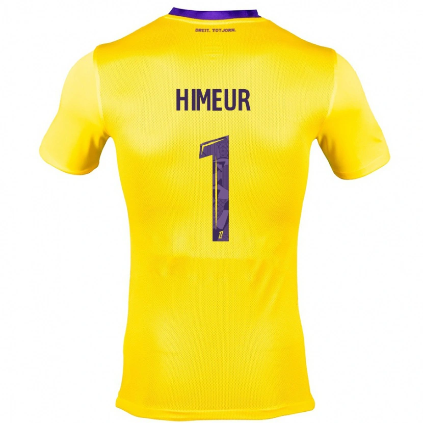 Danxen Kid Thomas Himeur #1 Yellow Purple Away Jersey 2024/25 T-Shirt