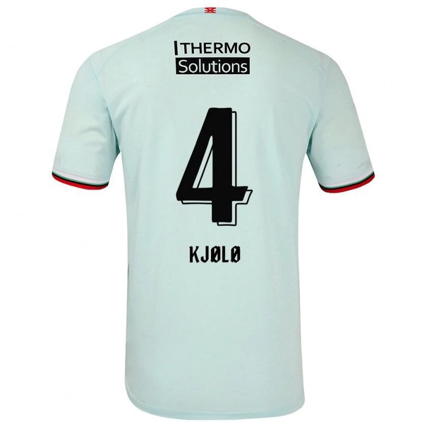 Danxen Kid Mathias Kjølø #4 Light Green Away Jersey 2024/25 T-Shirt