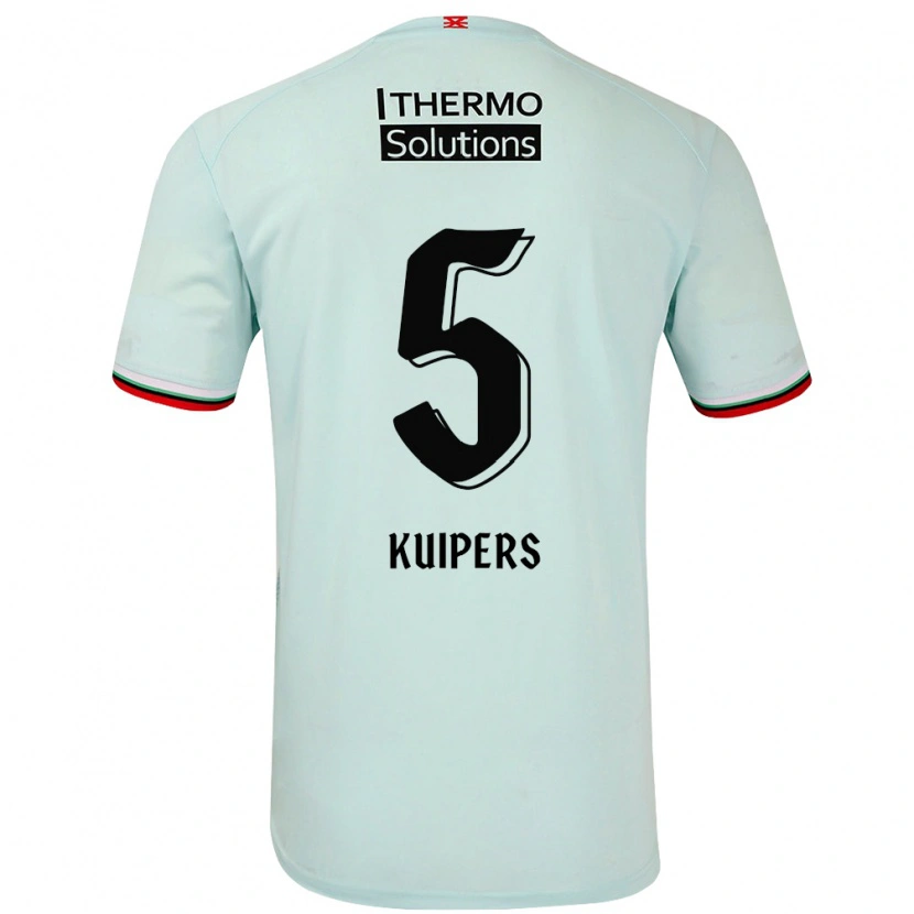 Danxen Kid Bas Kuipers #5 Light Green Away Jersey 2024/25 T-Shirt