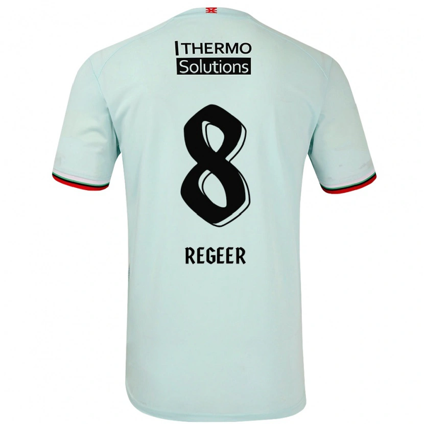 Danxen Kid Youri Regeer #8 Light Green Away Jersey 2024/25 T-Shirt