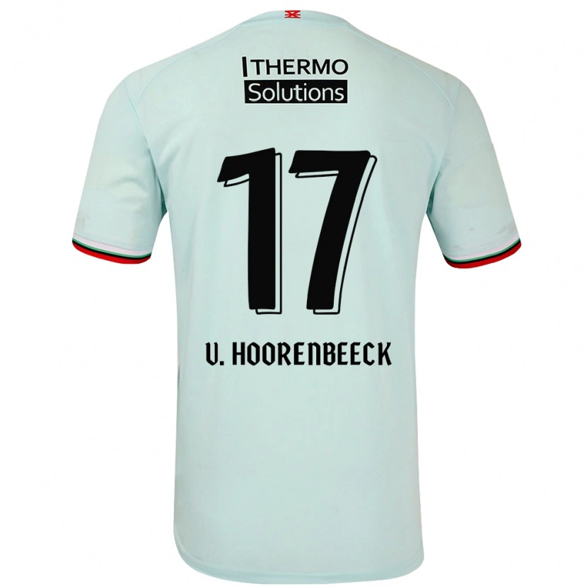 Danxen Kid Alec Van Hoorenbeeck #17 Light Green Away Jersey 2024/25 T-Shirt